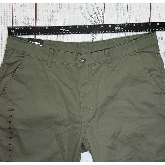 American Republic Shorts Mens Size 38 9” Inseam Green Chino Everyday Short NWT - Picture 4 of 6